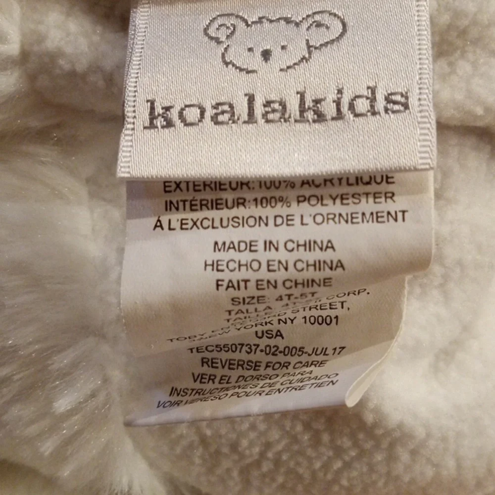 Koala Kids Cozy Knit Pom-Pom Girls Winter Hat Casual 4t-5t
